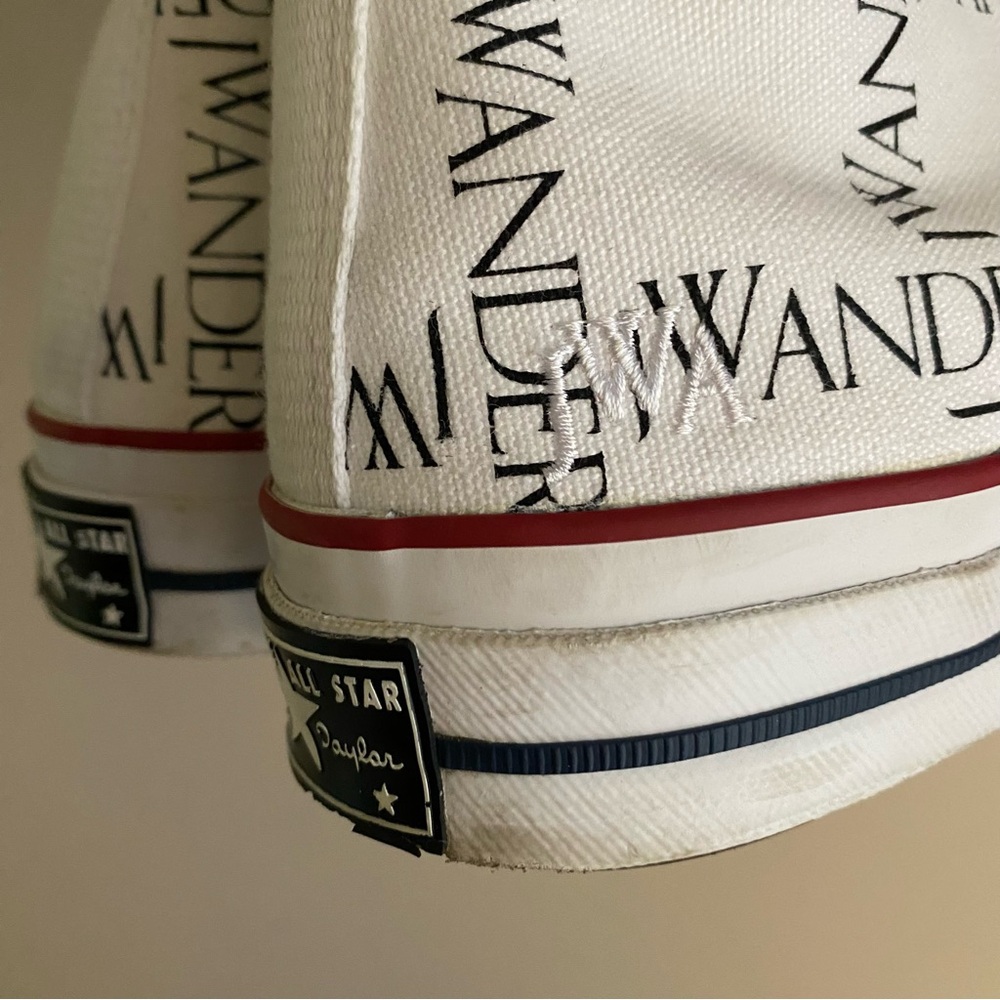 JW Anderson X Converse Chuck 70 Hi sneaker white black - Picture 9 of 16
